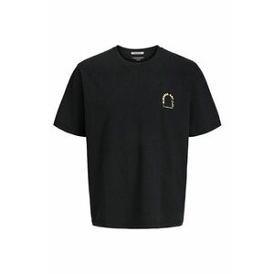 Tricou cu decolteu la baza gatului si imprimeu imagine