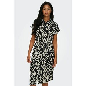 Rochie-camasa midi cu buzunare pe piept imagine