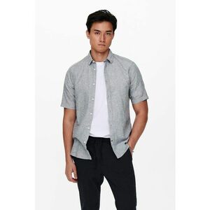 Camasa slim fit din amestec de in Caiden imagine