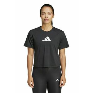 Tricou crop cu logo pentru fitness imagine