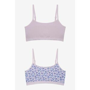 Set de imbracaminte de bumbac cu model uni - 2 piese imagine