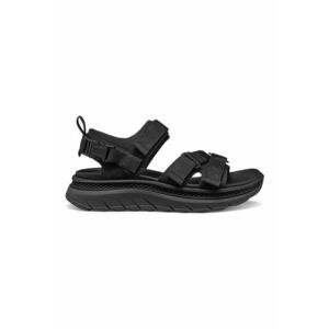 Sandale de piele ecologica si material textil cu velcro imagine