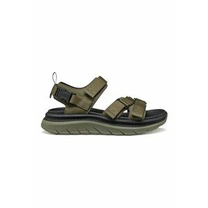 Sandale de piele ecologica si material textil cu velcro imagine