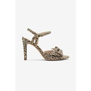 Sandale cu funda si model animal print imagine