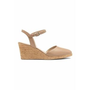 Espadrile wedge din piele imagine