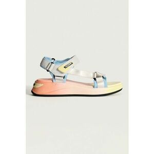 Sandale wedge cu garnituri din piele ecologica imagine