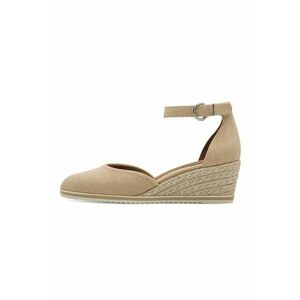 Sandale wedge tip espadrile din material textil imagine
