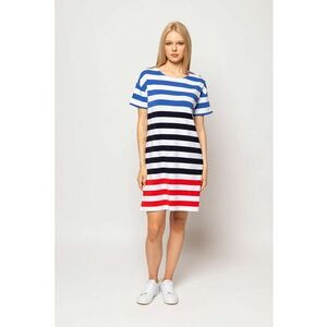 Rochie mini lejera Vuol - Negru - Corai - Alb optic - imagine