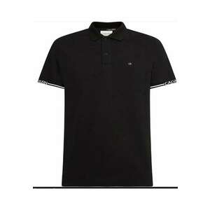 Tricou polo slim fit cu detaliu logo - imagine