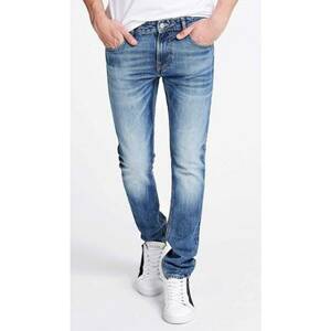 Blugi decolorati slim fit - imagine