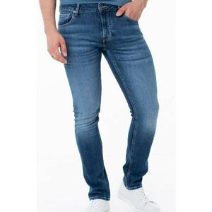 Blugi skinny decolorati - imagine
