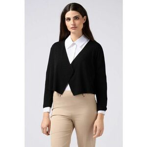 Cardigan cu model uni si decolteu cache coeur imagine