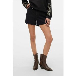 Blugi scurti cu model cu 5 buzunare imagine