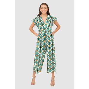 Salopeta cu maneca scurta cu imprimeu colorat PA606 MULTI imagine
