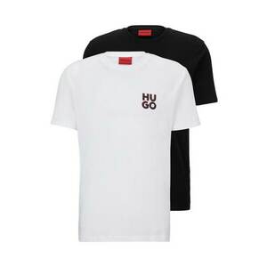 Set 2 tricouri cu imprimeu logo imagine