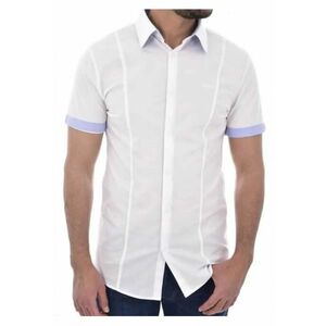Camasa super slim din amestec de bumbac - imagine