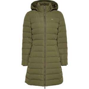 Geaca slim fit lunga cu gluga imagine