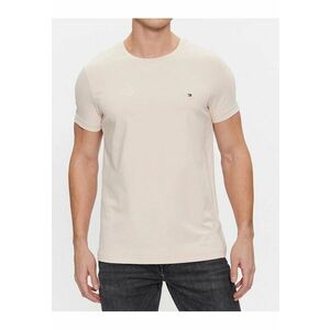 Tricou slim fit cu logo discret - imagine