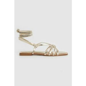 Sandale de piele ecologica cu barete multiple imagine