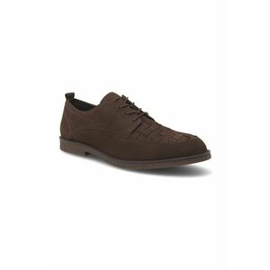 Pantofi Piele nabuc - Maro imagine