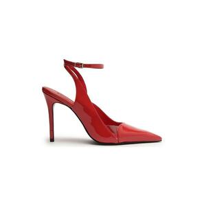 Pantofi din piele cu toc stiletto Bari imagine