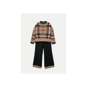 Set pulover si pantaloni din material textil 5722 Bej Regular Fit - Poliester - 8 ani imagine