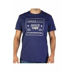 Tricou din bumbac cu prin logo - imagine