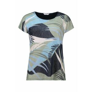 Tricou cu model colorblock pe fata imagine