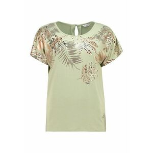 Tricou cu imprimeu vegetal imagine