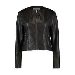 Jacheta crop de piele ecologica imagine