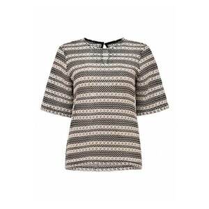 Bluza texturata cu maneci scurte imagine