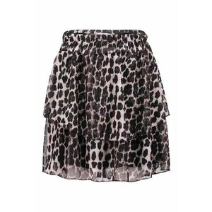 Fusta stratificata cu animal print imagine