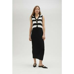 Rochie maxi cu decolteu in V imagine