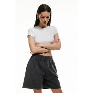 Pantaloni scurti relaxed-fit cu talie inalta imagine