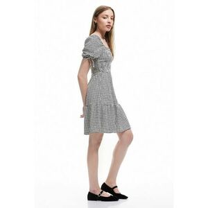 Rochie evazata cu maneci bufante imagine