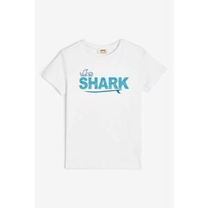 Tricou de bumbac cu imprimeu text imagine