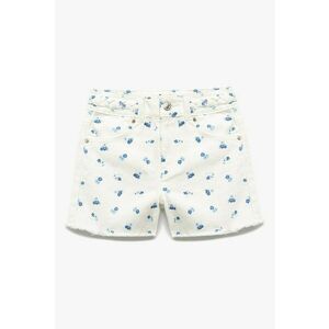 Blugi scurti cu model floral imagine