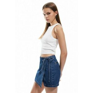 Fusta-pantalon din denim imagine