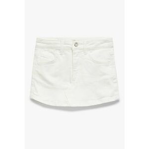 Fusta-pantalon uni din denim imagine