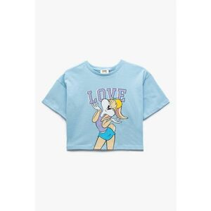 Tricou crop cu imprimeu Lola Bunny imagine