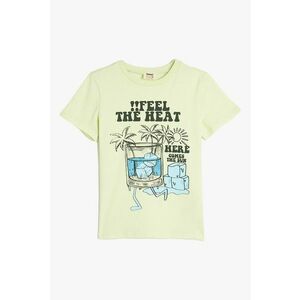 Tricou lejer de bumbac cu imprimeu imagine
