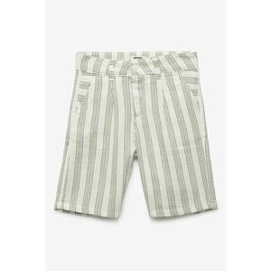 Pantaloni scurti cambrati cu dungi imagine