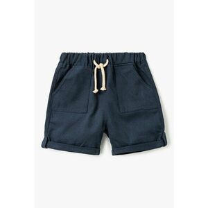 Pantaloni scurti cu snur si buzunare oblice imagine