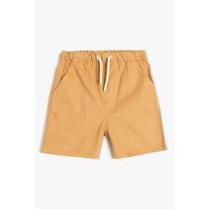 Pantaloni scurti cu snur si buzunare oblice imagine