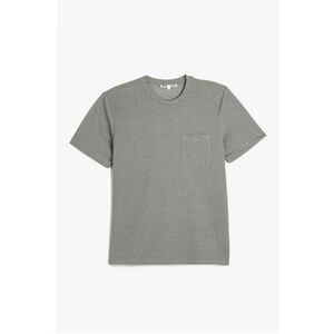 Tricou cu buzunar pe piept imagine