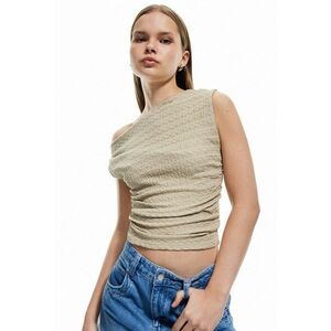 Top crop cu aspect texturat imagine
