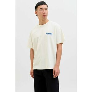 Tricou cu decolteu la baza gatului si imprimeu pe partea din spate imagine