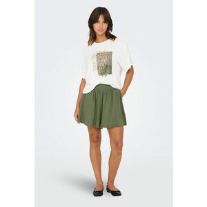 Pantaloni scurti relaxed fit cu talie elastica imagine