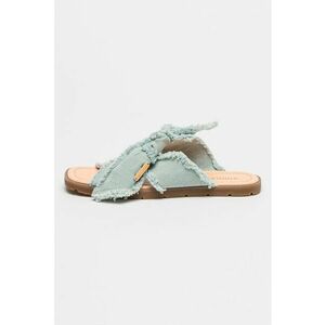 Papuci de denim cu funda imagine