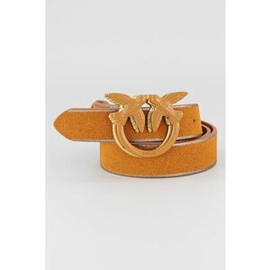 Curea de piele intoarsa cu decoratiuni metalice imagine